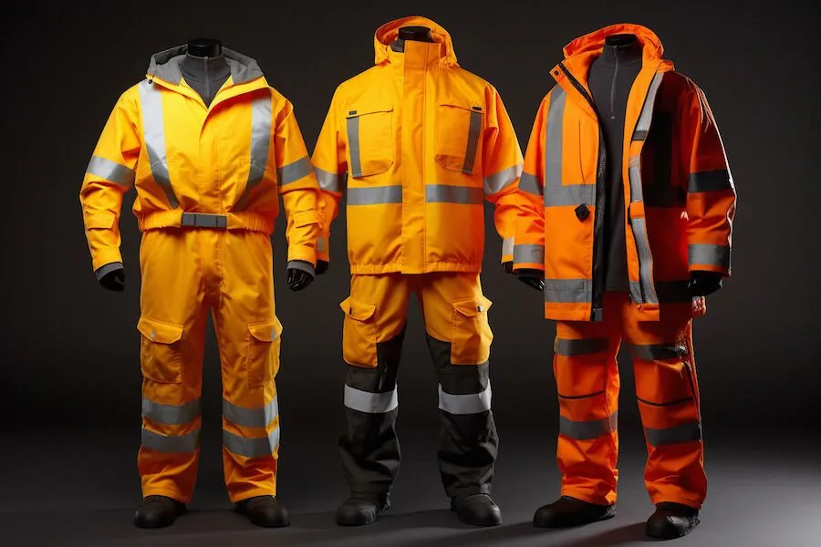 Safety wear and PPE uniforms Abu Dhabi UAE - high visibility and protective workwear by 247 Uniforms