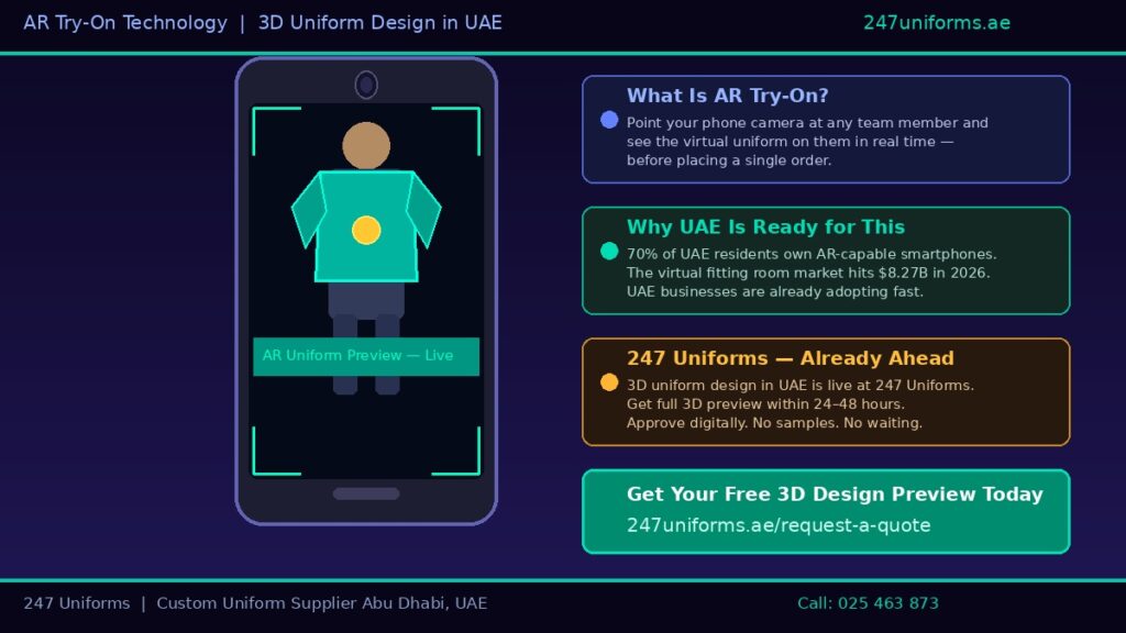 AR try-on technology for uniforms UAE
