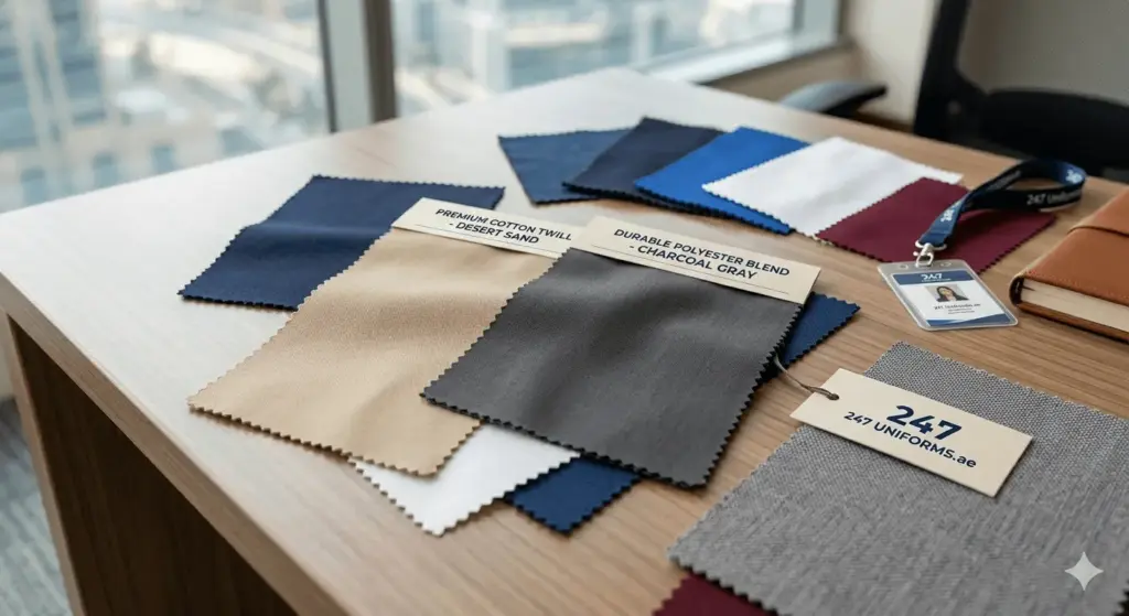 Best fabric for uniforms in UAE hot climate