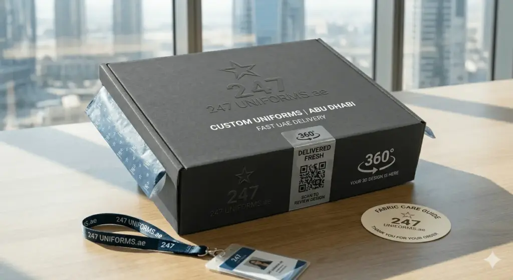 Fast uniform delivery across Abu Dhabi and UAE