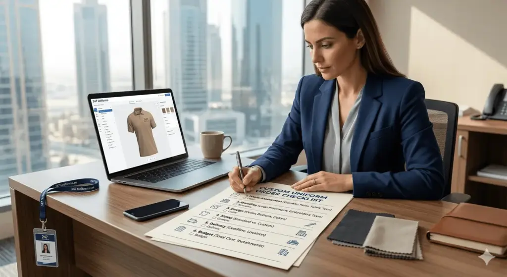 How to plan custom uniform order UAE