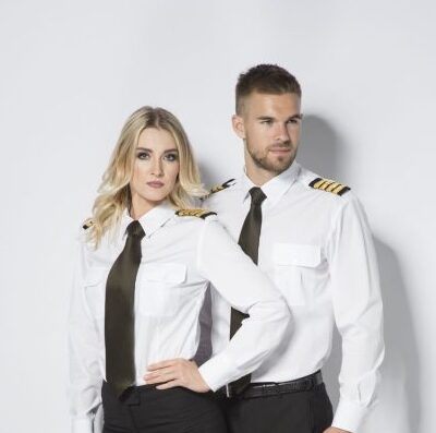 Aviation uniforms in Abu Dhabi — pilot and crew wear