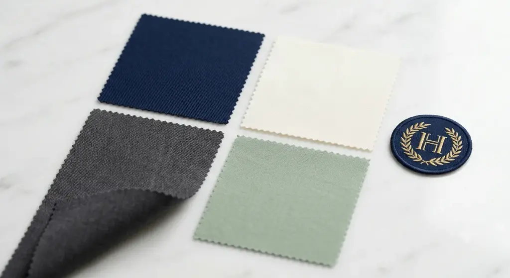 breathable hotel uniform fabric UAE climate — custom workwear by 247 Uniforms Abu Dhabi