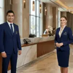 hotel uniform supplier UAE — front desk and hospitality staff uniforms by 247 Uniforms Abu Dhabi |