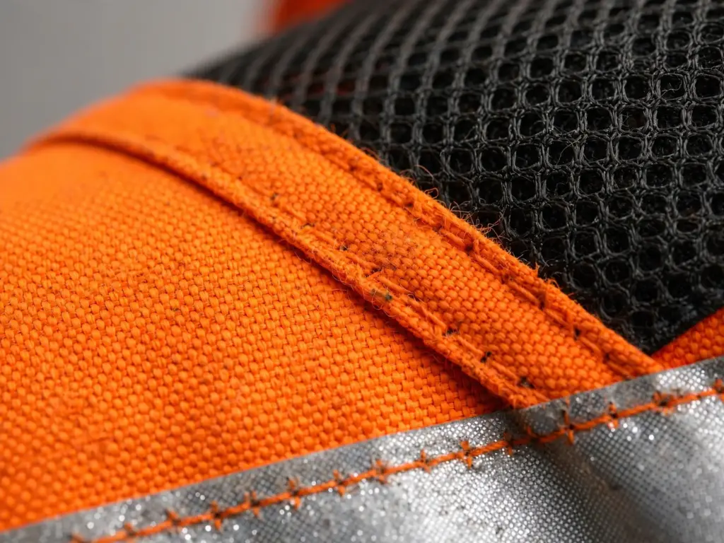breathable mesh ventilation panel hi-vis coverall UAE summer