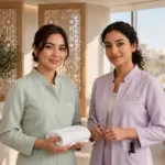 spa and salon uniform ideas UAE 2026