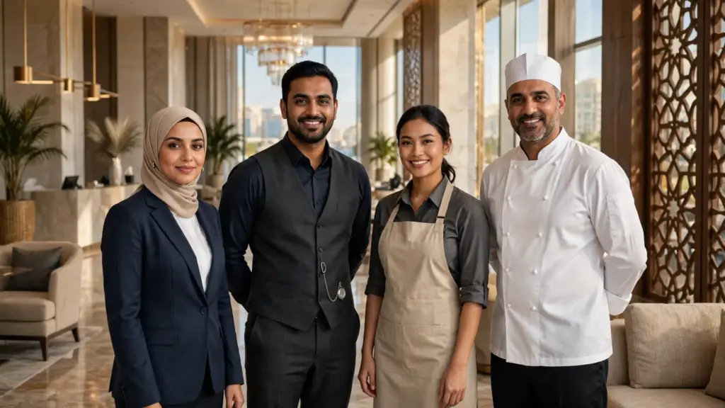 Custom coffee shop uniforms Abu Dhabi - 247 Uniforms