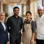 Custom coffee shop uniforms Abu Dhabi - 247 Uniforms