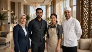 Custom coffee shop uniforms Abu Dhabi - 247 Uniforms