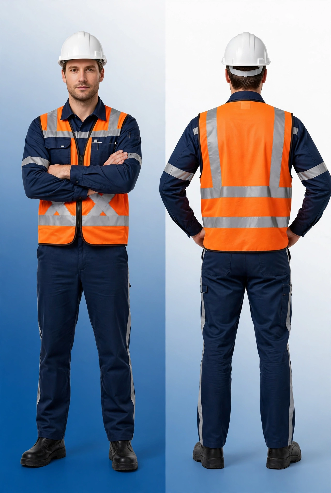 Safety wear Abu Dhabi — premium office workwear by 247 Uniforms