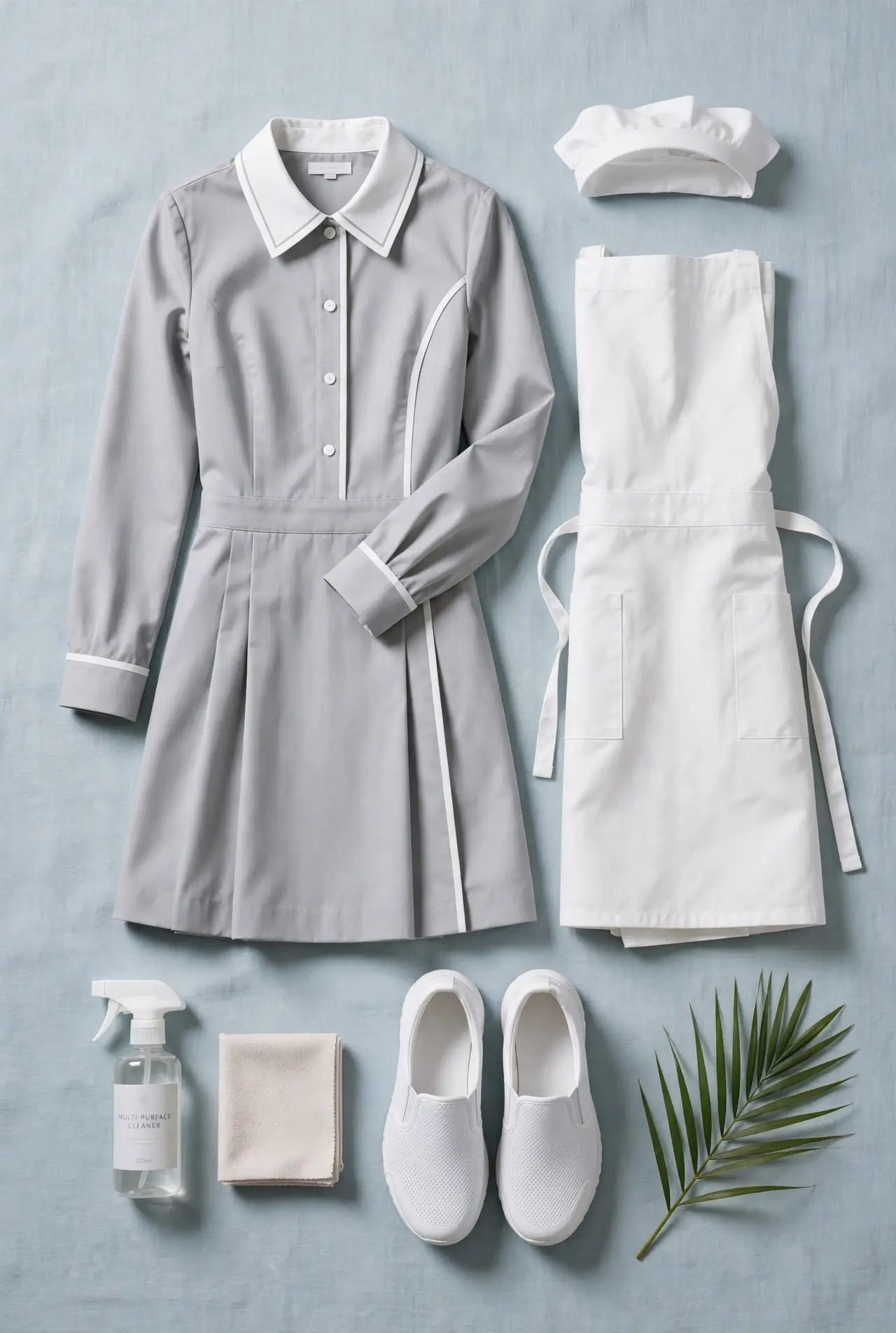 Premium domestic staff uniform fabrics and quality