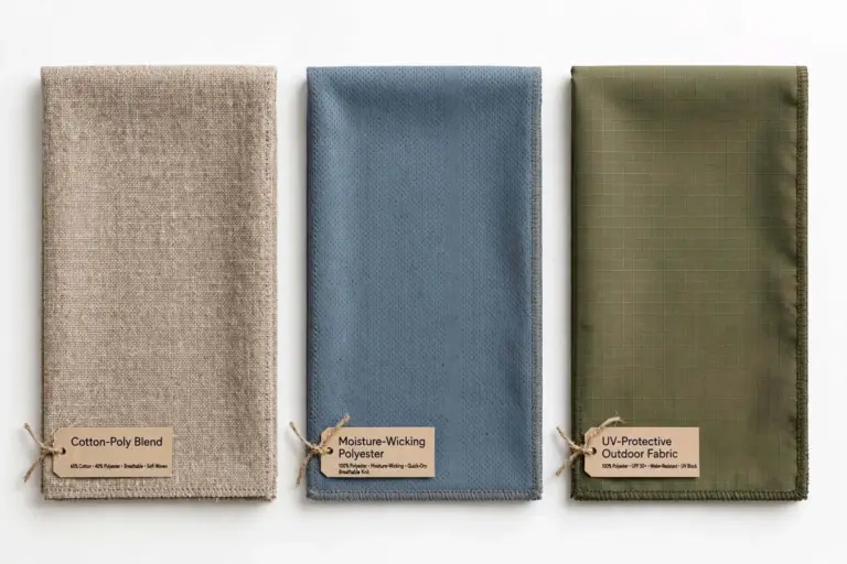 Household staff uniform fabric for UAE villa climate conditions