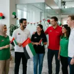 UAE National Day corporate uniforms for office teams in Abu Dhabi