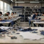 In-house uniform manufacturing facility at 247 Uniforms Abu Dhabi