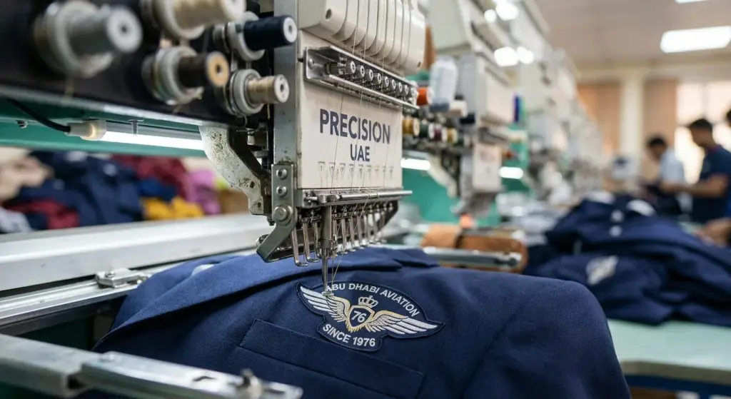wing badge embroidery aviation uniform UAE supplier